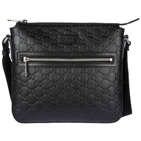 gucci embossed messenger bag|Gucci Messenger bags for men.